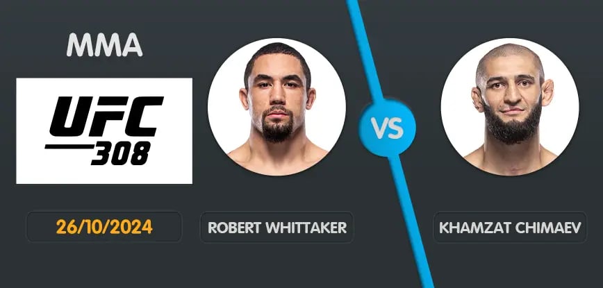 prono robert whittaker vs khamzat chimaev