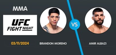 prono brandon moreno vs amir albazi